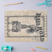 鉄道 薄葉紙 (クラフト)