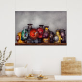 鉄道 – 鉄道灯篭のコレクション ポスター (キッチン)