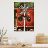 鉄道 – RailRoad Crossing ポスター (キッチン)