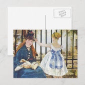 鉄道Edouard Manet ポストカード (正面/裏面)