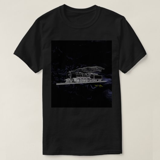 鉄道X39Sのビクトリアンガウス版 Tシャツ (デザイン正面)