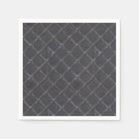 鉄金属ダイヤモンドパターン スタンダードカクテルナプキン (正面)