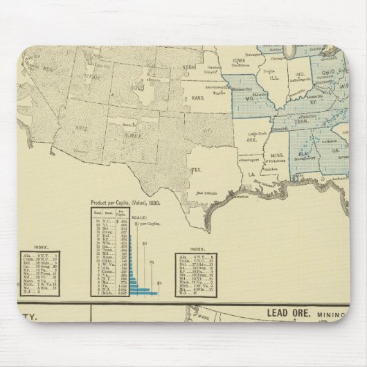鉄鉱業地域 マウスパッド (正面)