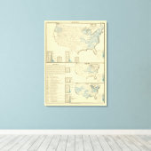 鉄鉱石採掘地域 キャンバスプリント (インサイチュ (ウッドフロア))