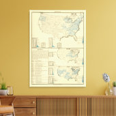 鉄鉱石採掘地域 キャンバスプリント (インサイチュ (リビング))