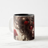 鉄鋼とバラ024 ツートーンマグカップ (正面左)