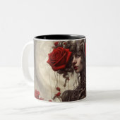 鉄鋼とバラ029 ツートーンマグカップ (正面左)