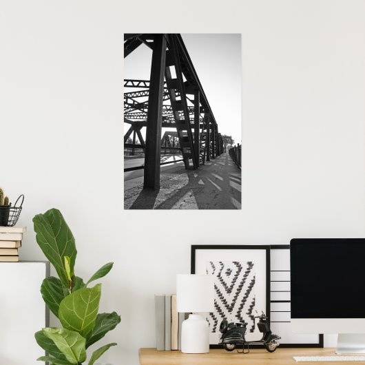 鉄鋼と影 ポスター (ホームオフィス)