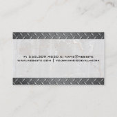 鉄鋼と石 | 大工建築修理工 名刺 (裏面)