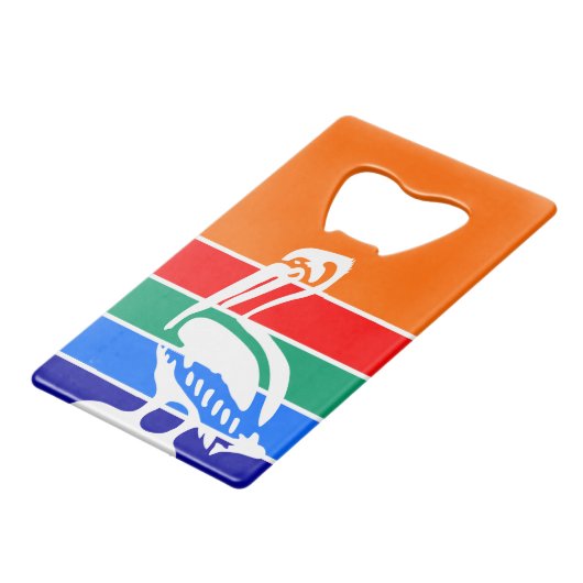 鉄鋼ボトルオープナー国旗 クレジットカード栓抜き (裏面アングル)