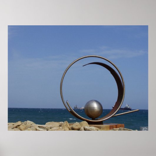 鉄鋼彫刻 ポスター (正面)