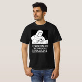 鉄鋼製作または鉄鋼加工業者 Tシャツ (正面フル)