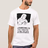 鉄鋼製作または鉄鋼加工業者 Tシャツ (正面)