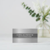 鉄鋼/アルミニウム効果名刺 名刺 (スタンド正面)