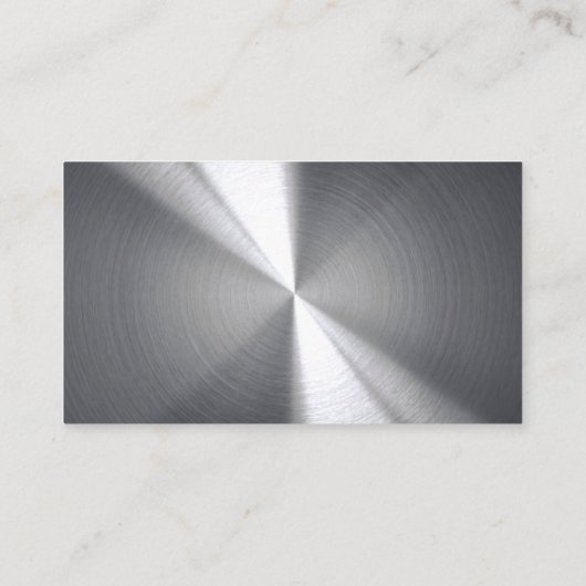 鉄鋼・金属製造 名刺 (裏面)