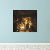 鉄鍛冶1772年 キャンバスプリント (インサイチュ (ウッドフロア))