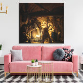 鉄鍛冶1772年 キャンバスプリント (インサイチュ (リビング))