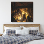 鉄鍛冶1772年 キャンバスプリント (インサイチュ (寝室))