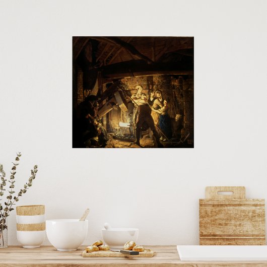 鉄鍛冶1772年 ポスター (キッチン)