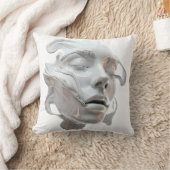 鉄顔 クッション (ブランケット)