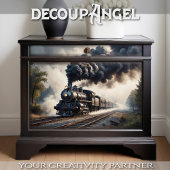 鉄馬の威厳 – Decopage _ 薄葉紙