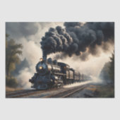 鉄馬の威厳 – Decopage _ 薄葉紙 (正面)