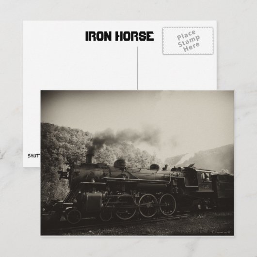 鉄馬 ポストカード (正面/裏面)