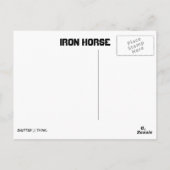 鉄馬 ポストカード (裏面)