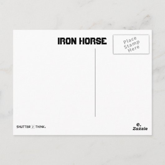 鉄馬 ポストカード (裏面)