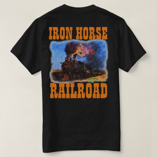 鉄馬RALROAD色 Tシャツ (デザイン裏面)
