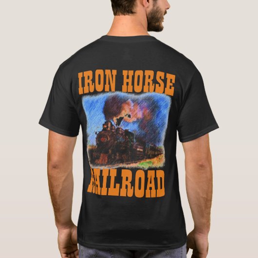 鉄馬RALROAD色 Tシャツ (裏面)