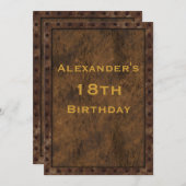 鉄骨付きエフェクトボーイズ誕生日両面 招待状 (正面/裏面)