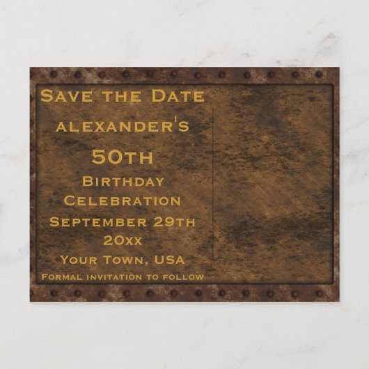 鉄骨付きエフェクトボーイズ誕生日両面 案内ポストカード (裏面)