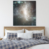鉄骨付き緩和曲線銀河系の中央 キャンバスプリント (インサイチュ (寝室))