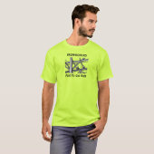 鉄骨工にお金が払われるTシャツ Tシャツ (正面フル)