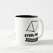 鉄骨自転車鑑賞協会 ツートーンマグカップ (正面右)