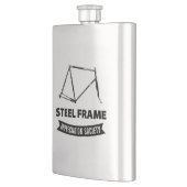 鉄骨自転車鑑賞協会 フラスク (左)