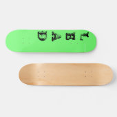 鉛のスケートボード スケートボード (横)