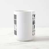 鉛を襲います得て下さい コーヒーマグカップ (中央)