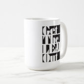 鉛を襲います得て下さい コーヒーマグカップ (正面右)