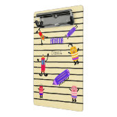 鉛筆おもしろいとゴム ミニクリップボード (アングル2)