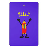 鉛筆おもしろいとゴム ミニクリップボード (裏面)