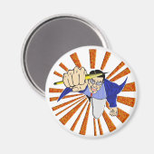 鉛筆でスーパーヒーロー マグネット (正面/裏面)