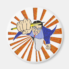 鉛筆でスーパーヒーロー マグネット