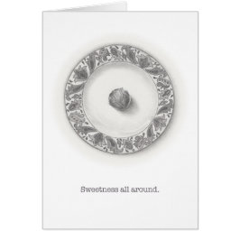 鉛筆でトリュフプレートイラストレーション