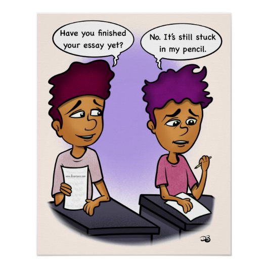 鉛筆で挟まれる ポスター (正面)