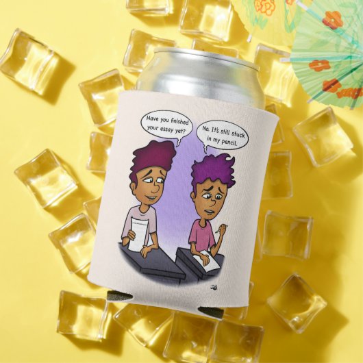 鉛筆で挟まれる 缶クーラー (インサイチュ 夏)