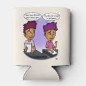 鉛筆で挟まれる 缶クーラー (裏面)