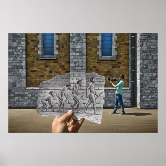 鉛筆とカメラ – 進化 ポスター (正面)