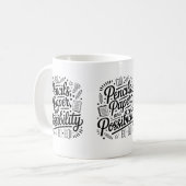 鉛筆と紙と可能性のマグカップ コーヒーマグカップ (正面左)